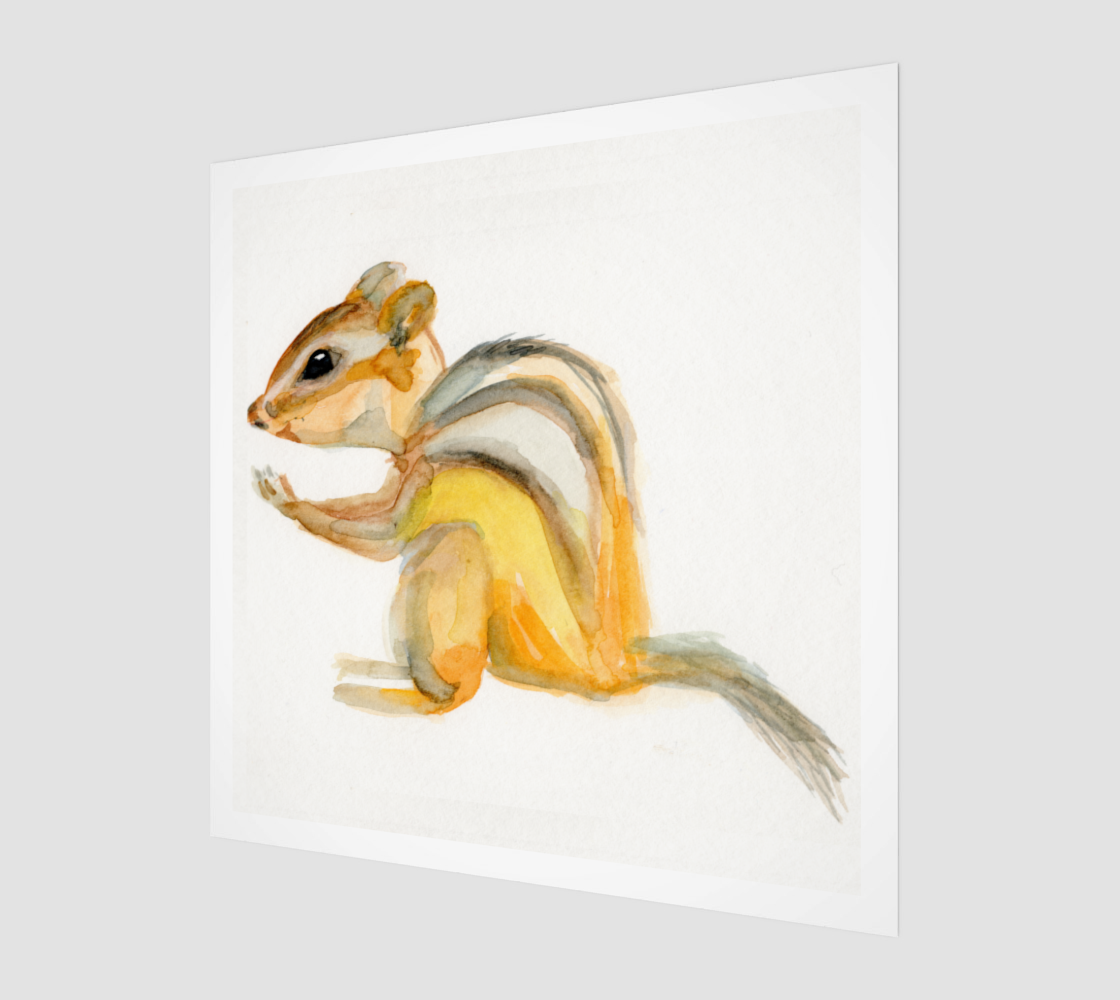 Chipmunk Art Print